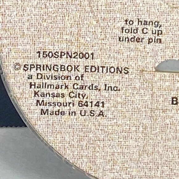 Hallmark Springbok 6 Inch Pinback Pin Seagulls Everybody Talks Nobody Listens - Picture 3 of 7